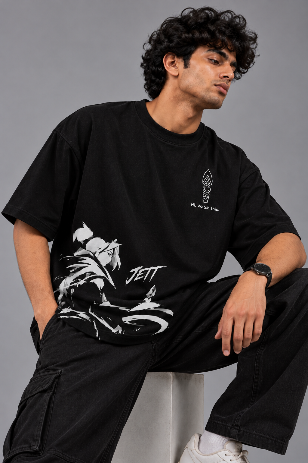 Jett Valorant Oversized T-Shirt