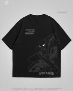 Spider Shadow Graphic Oversized T-Shirt