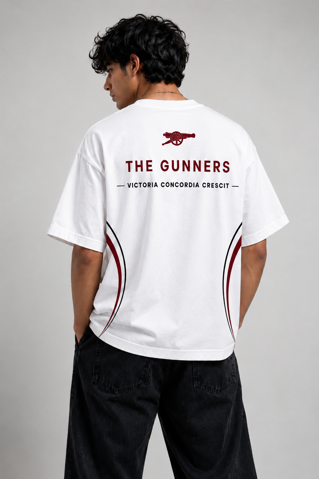 Arsenal The Gunners Fan Oversized T-Shirt