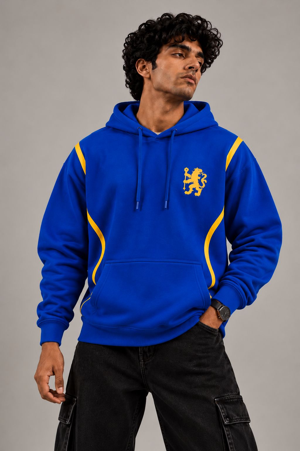 Chelsea Blue & Gold Fan Oversized T-Shirt