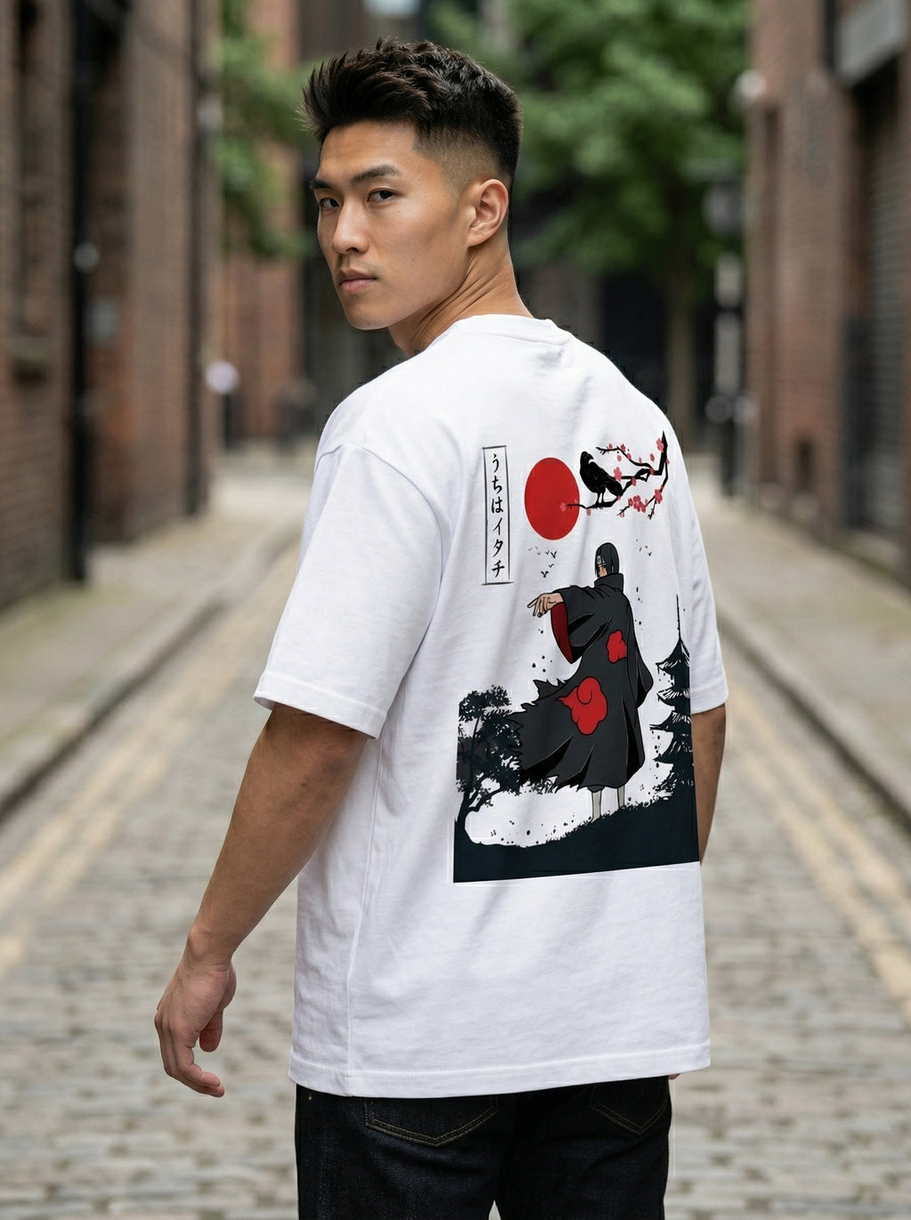Naruto: Itachi Uchiha Oversized Anime T-shirt