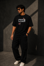Marvel Spider-Man Oversized Black T-Shirt