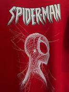 Web of Spider Oversized T-Shirt – Crimson Edition